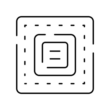 Outline icon representing a digital document fileのイラスト素材