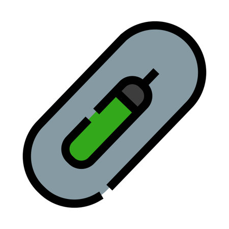 Inflatable boat icon for outdoor recreation and leisure