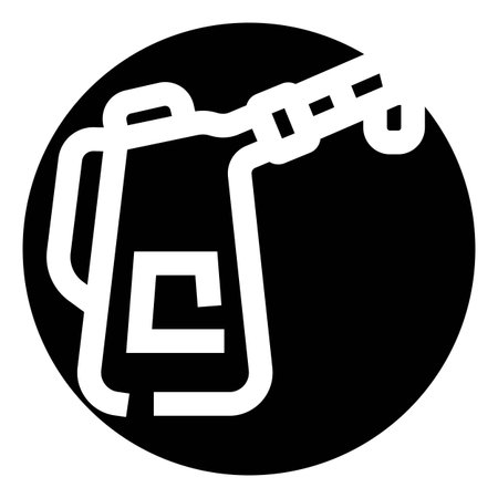 Oiler can providing lubricant for industrial maintenanceのイラスト素材