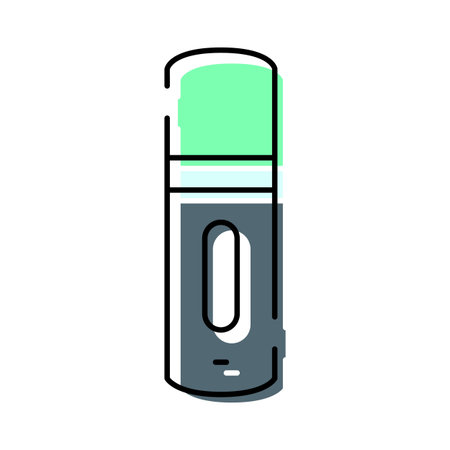 Shaving foam product icon for male groomingのイラスト素材
