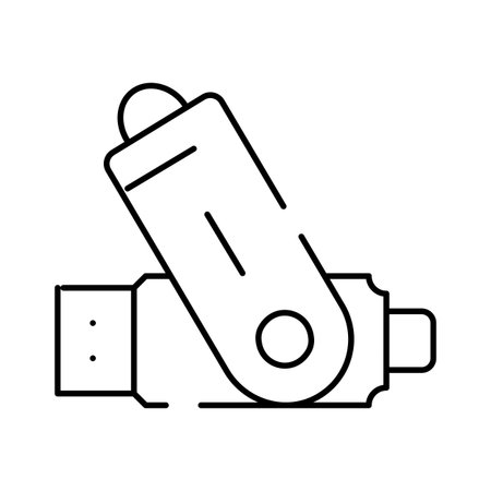 Usb flash drive data storage device icon