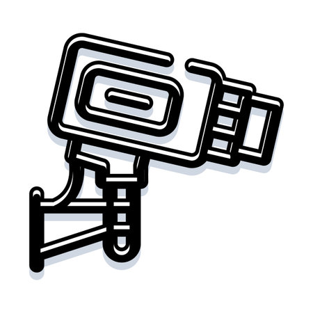 Security camera surveillance system establishing network monitoring