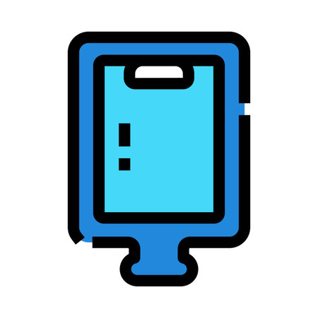 Outdoor advertisement billboard display icon vectorのイラスト素材