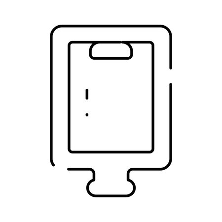 Billboard advertising display street sign outlineのイラスト素材