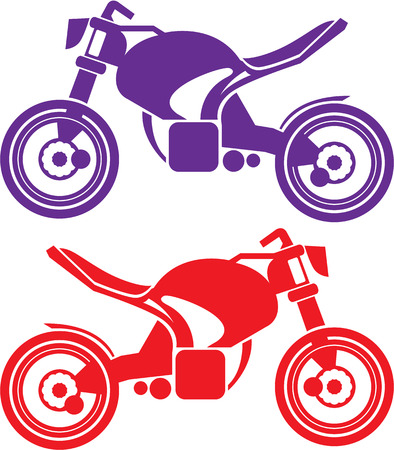 Motocycle vector design illustration clip-art imageのイラスト素材