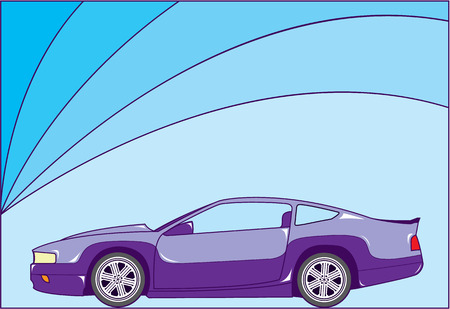 Sport Coupe vector illustration clip-art imageのイラスト素材