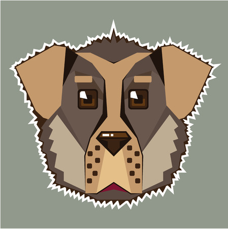 Dog Vector icon illustration clip-art image epsのイラスト素材