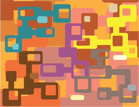 Odd shapes vector illustration clip-art image artのイラスト素材