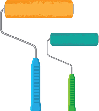 Paint roller vector illustration clip-art imageのイラスト素材