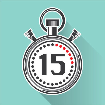 Stopwatch timer vector device illustration clip-artのイラスト素材