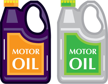 Motor Oil vector can illustration clip-art imageのイラスト素材
