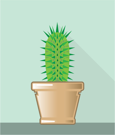 Cactus vector plant illustration clip-art imageのイラスト素材