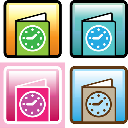 Schedule Icon vector clip-art imageのイラスト素材