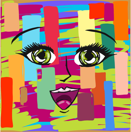 Abstract manga expression vector file artworkのイラスト素材