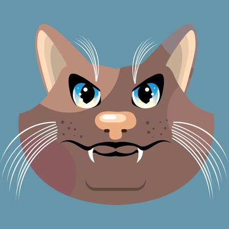 Fat car cartoon faceのイラスト素材