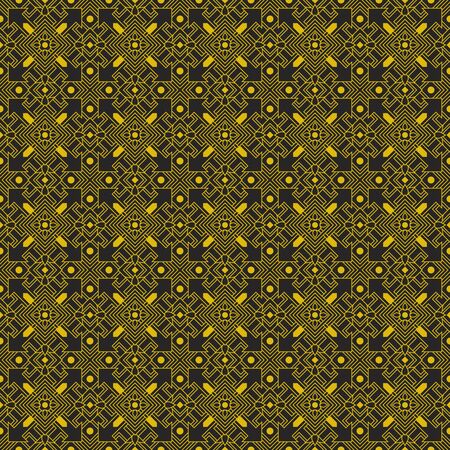 Abstract gold seamless editable patternのイラスト素材