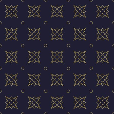 Geometric flowers seamless pattern background wallpaperのイラスト素材