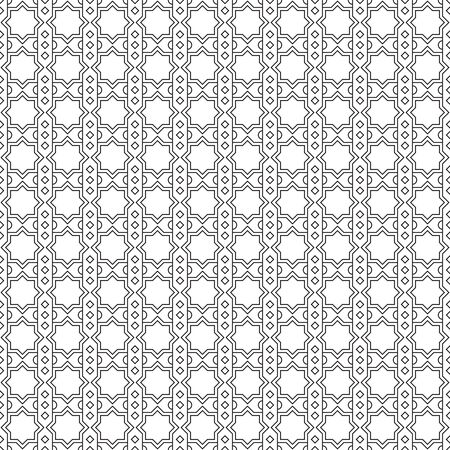 Luxury geometric islamic seamless pattern background wallpaperのイラスト素材