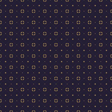 Modern traditional Indonesia batik seamless pattern background wallpaper in luxury navy colorのイラスト素材