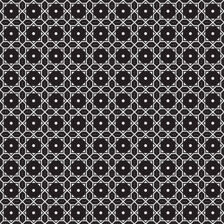 Islamic geometric seamless pattern background wallpaper in luxury batik styleのイラスト素材