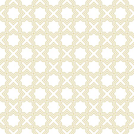 Luxury islamic geometric seamless pattern background wallpaper in batik styleのイラスト素材