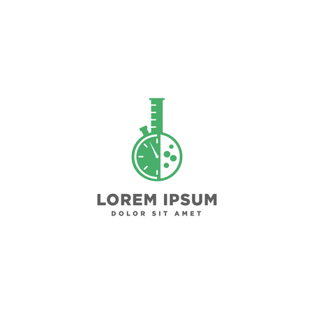 laboratory vector logo template icon element isolated - vectorのイラスト素材