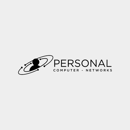 personal connectivity network logo template vector illustration icon element isolated - vectorのイラスト素材