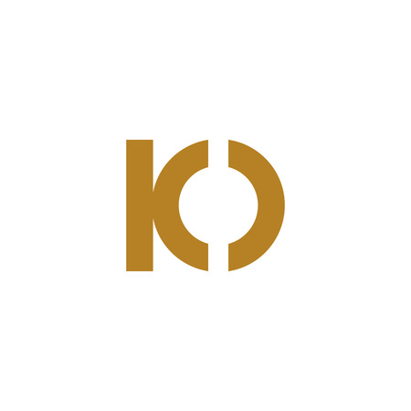 io letter logo template vector illustration icon element isolated - vectorのイラスト素材