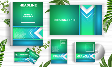 Vector abstract design banner web templateのイラスト素材