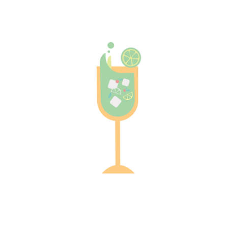Summer Juice Drink Icon Clipart Vector Designのイラスト素材