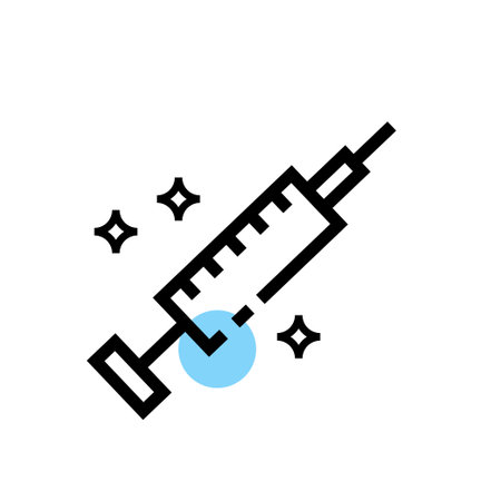 injection medical vector icon designのイラスト素材