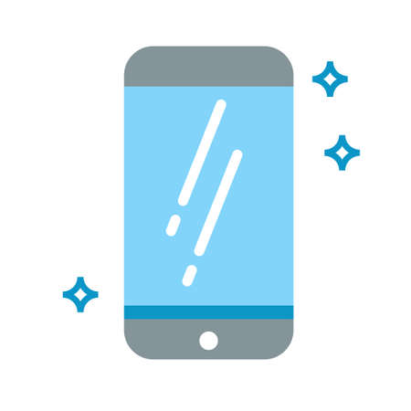 smart phone gadget vector icon design illustrationのイラスト素材