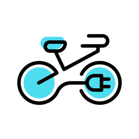 Hipster Retro Electric Bike design inspirationのイラスト素材