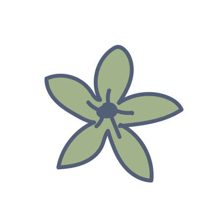 flower illustration vector elements designのイラスト素材
