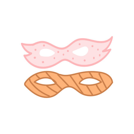 party mask anniversary vector elements illustrationのイラスト素材