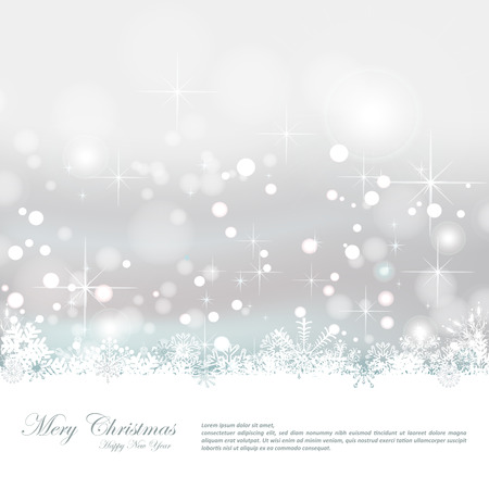 Vintage Christmas greeting cardのイラスト素材