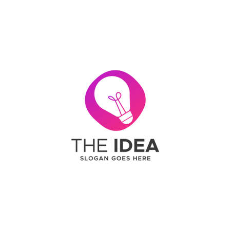 Simple idea logo template. Simple idea iconのイラスト素材