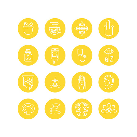 Alternative Medicine centre vector concept.のイラスト素材