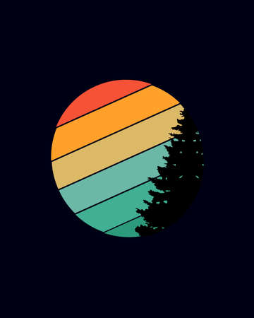 Vintage t shirt design vectorのイラスト素材