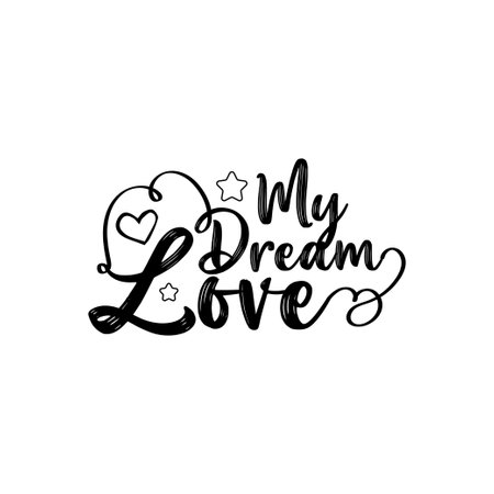 Hand drawn lettering & typography quotes for motivationalのイラスト素材
