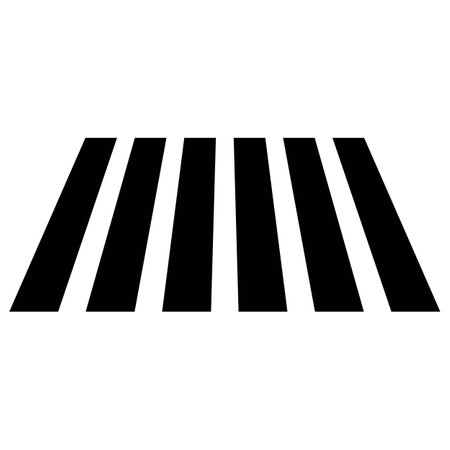 cross walk icon . crosswalk icon vector isolated on white backgroundのイラスト素材