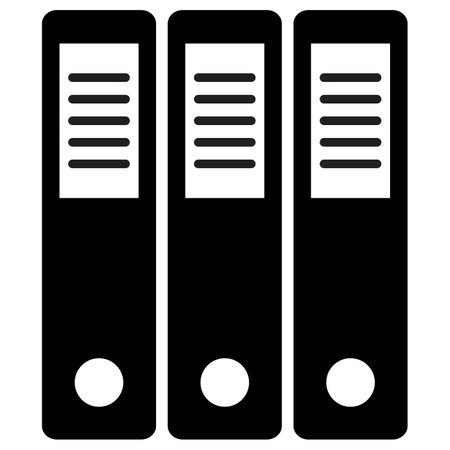 Archive folder icon vector isolated on white backgroundのイラスト素材