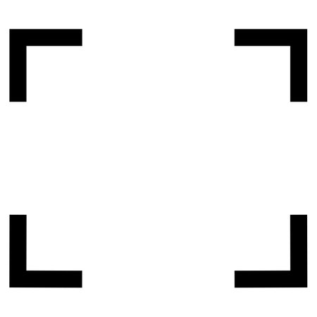 Camera lens icon vector isolated on white background