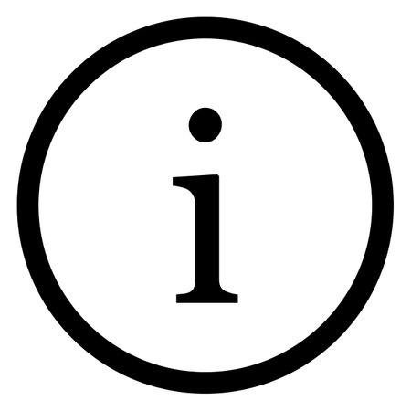 Information icon on a white background . Info and faq icon symbolのイラスト素材