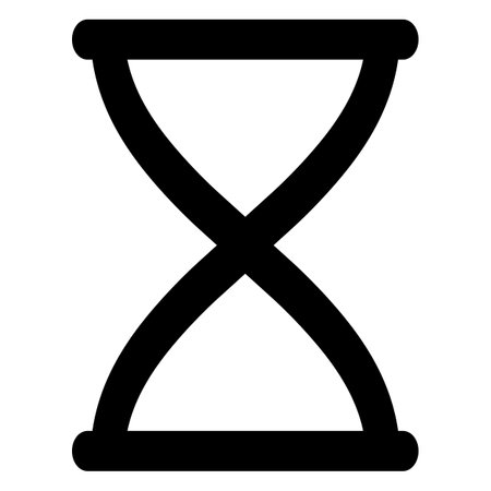 Hourglass icon vector illustration isolated on white background