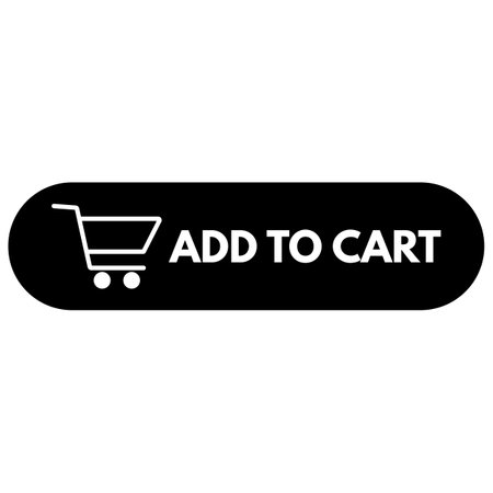 Add to cart label with shopping cart icon . Add to cart button icon vectorのイラスト素材
