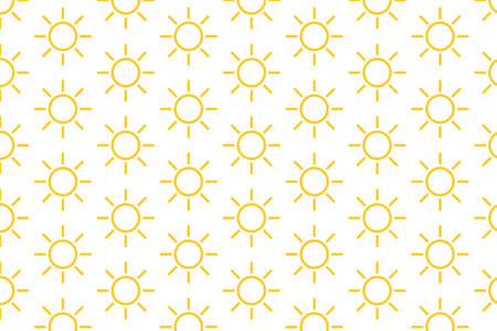 Yellow sun pattern for textile, wallpapers and home decoration . Sun wallpaper . Sun background...