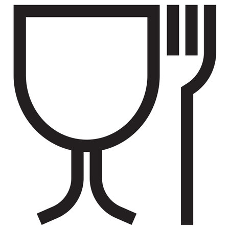 Food grade icon . Safe food icon . Package symbol . Vector illustrationのイラスト素材