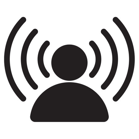 Influencer icon isolated on white background . Vector illustrationのイラスト素材