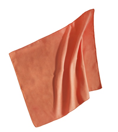 Orange napkinの写真素材